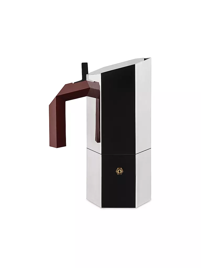 ALESSI | Moka MENHIR 6 tazze in acciaio inox | Argento