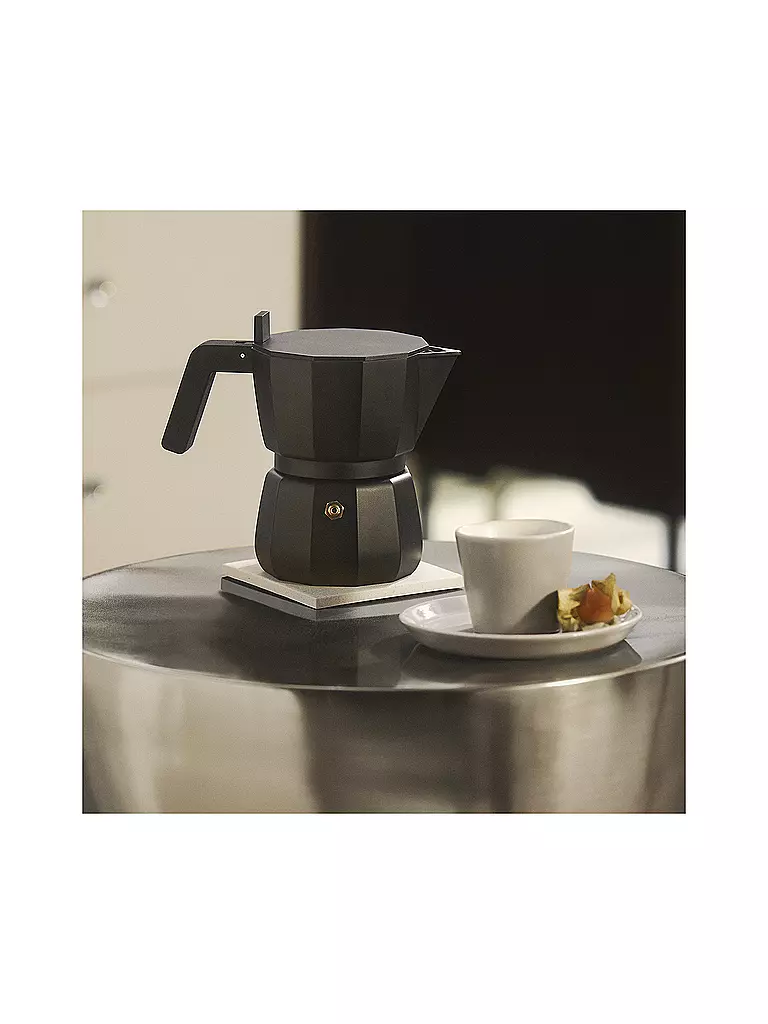 ALESSI | Moka per espresso 1 tazza nera | Nero