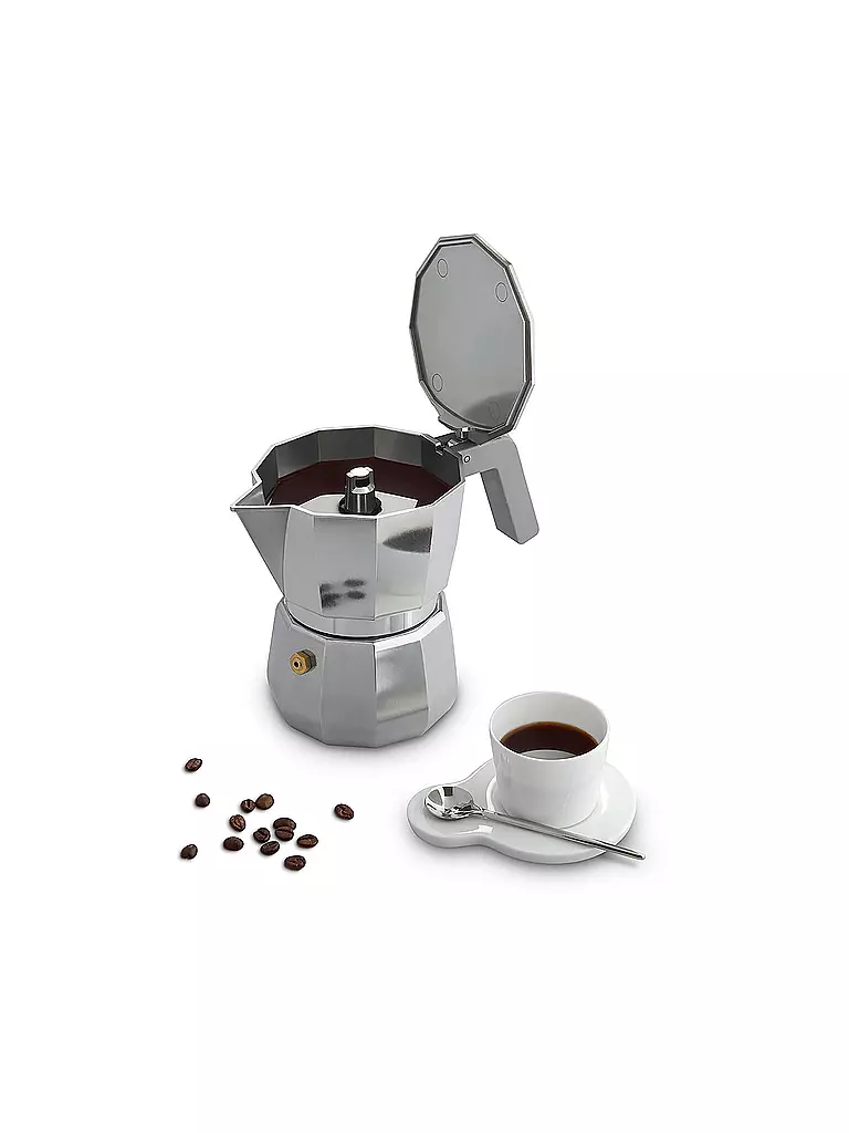 ALESSI | Moka per espresso 6 tazze | Grigio