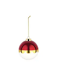 ALESSI | Palla di Natale 9cm DELIGHT Bianco/Rosso | Rosso