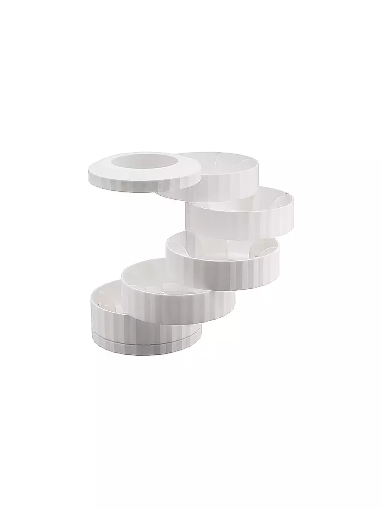 ALESSI | Portacapsule da caffè PLISSE Bianco | Bianco