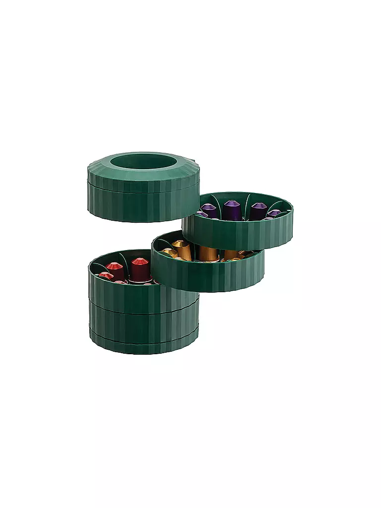 ALESSI | Portacapsule da caffè PLISSE Verde | 