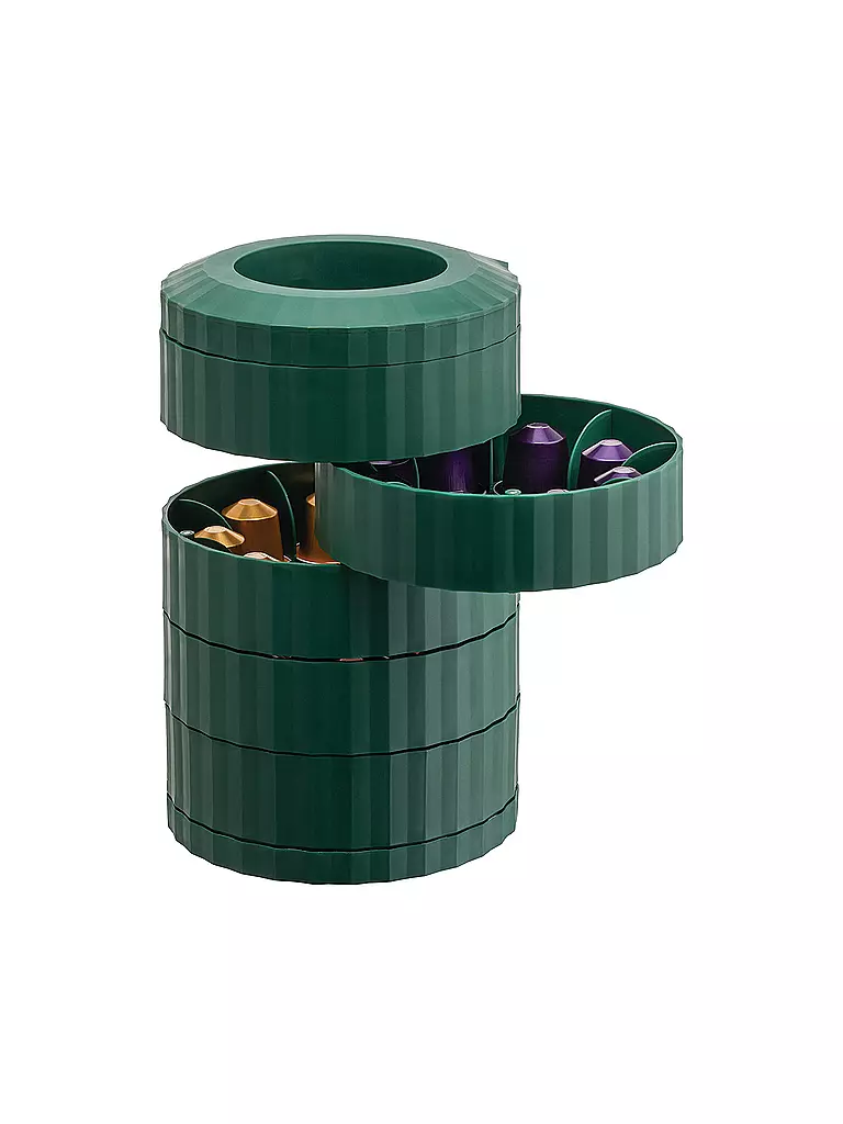 ALESSI | Portacapsule da caffè PLISSE Verde | 