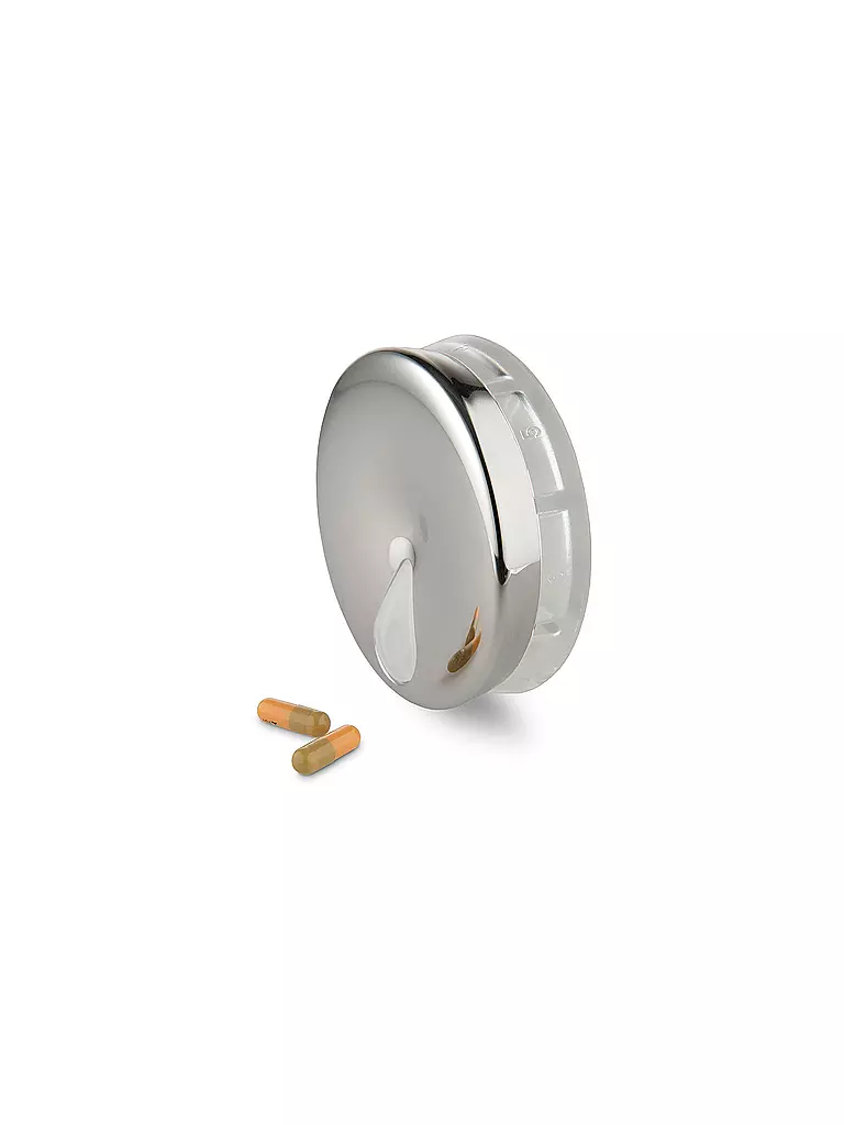 ALESSI | Portapillole YoYo in acciaio inox | Argento