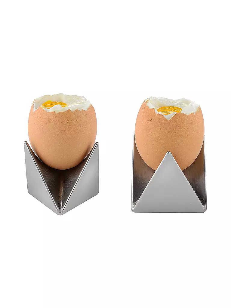 ALESSI | Portauovo 2 pezzi Roost 4,5 cm | Argento