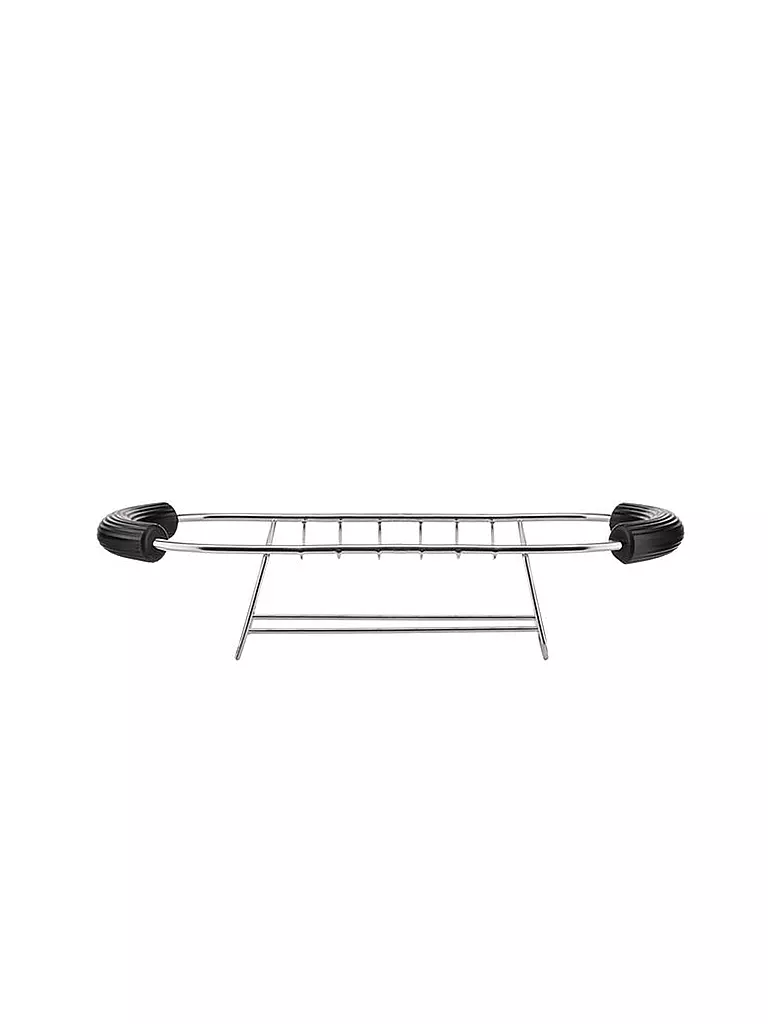 ALESSI | Scaldavivande per panini PLISSE 26cm Nero | Nero