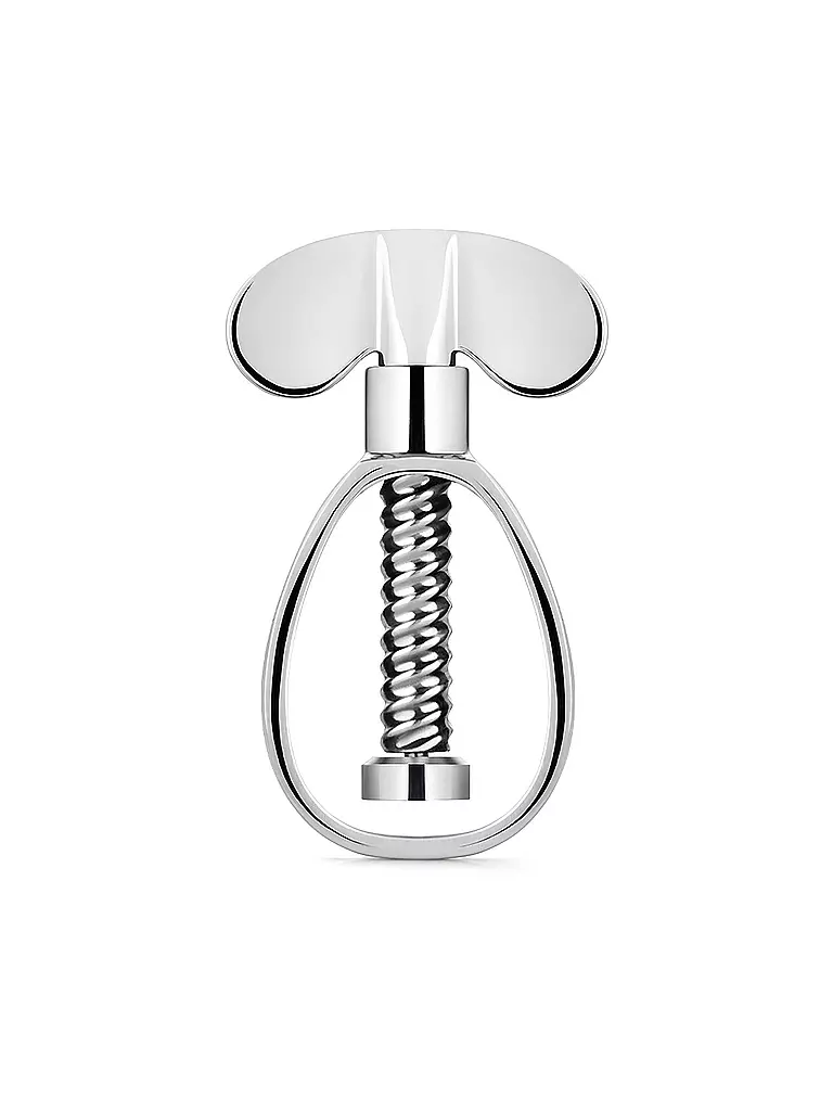 ALESSI | Schiaccianoci Farfalla 11cm Acciaio Inox / Bianco | Argento