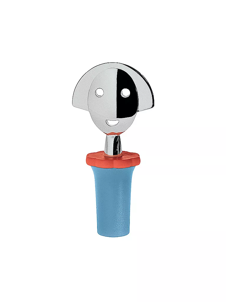 ALESSI | Tappo per bottiglia Anna Stop azzurro 4 cm | Blu