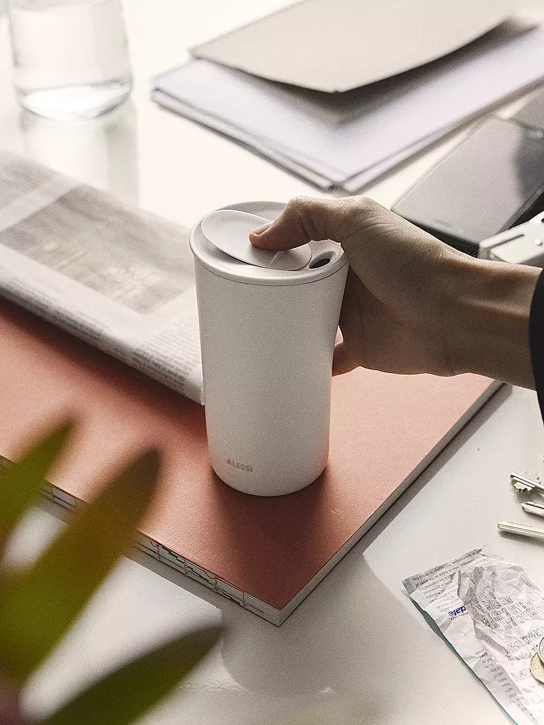 ALESSI | Tazza termica - Thermos BURI Crema | Beige