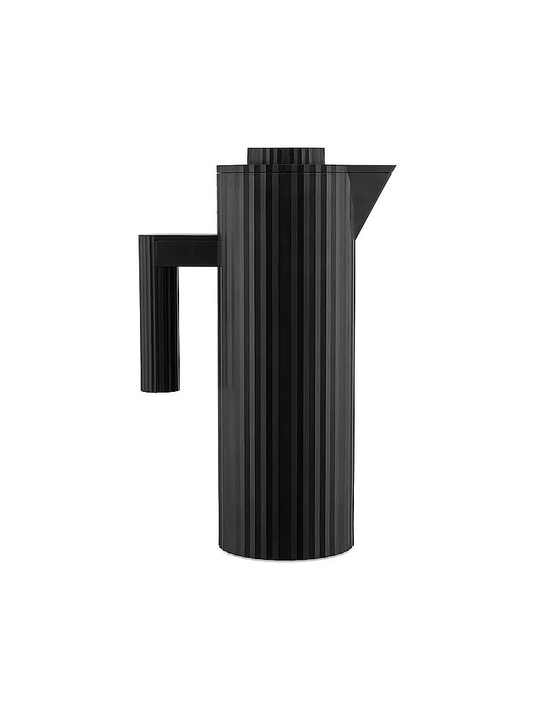 ALESSI | Thermoskanne - Isolierkanne Plisse 1 l Nero | Nero