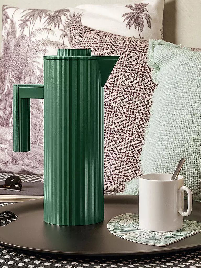 ALESSI | Thermoskanne - Isolierkanne Plisse 1 l Verde | Verde