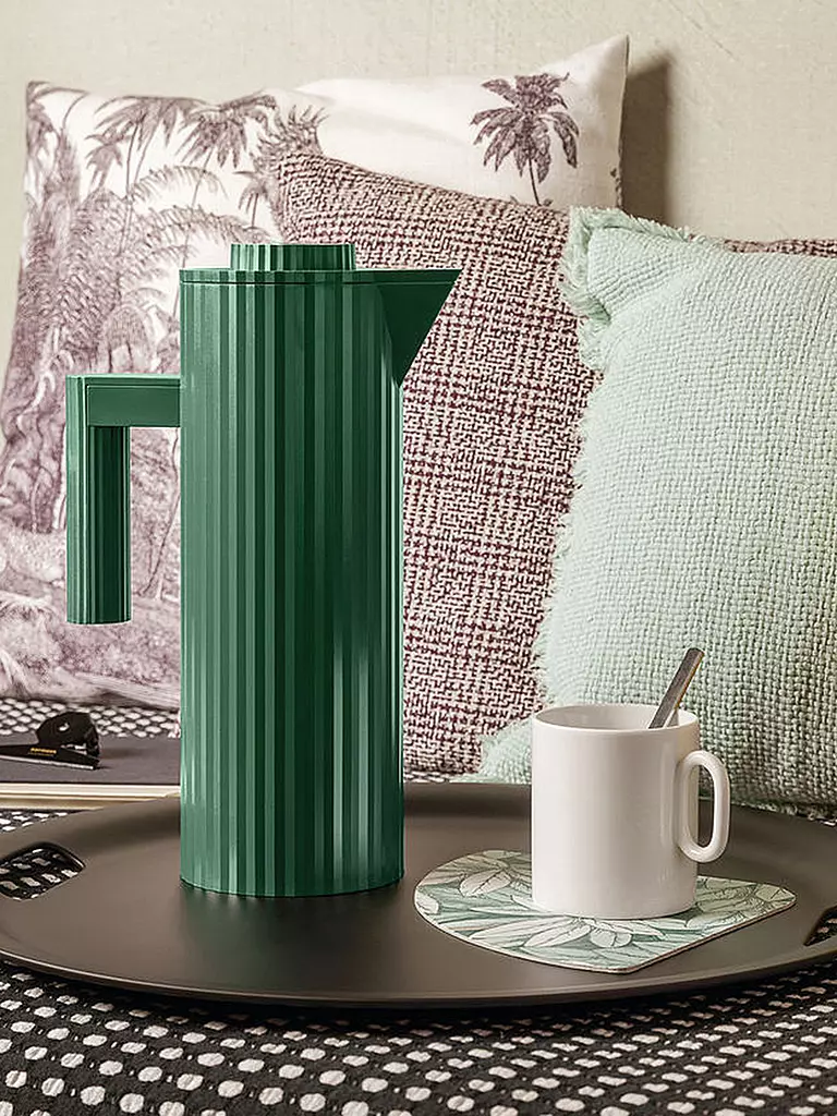 ALESSI | Thermoskanne - Isolierkanne Plisse 1 l Verde | 