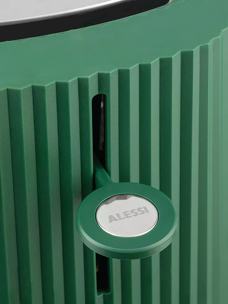 ALESSI | Tostapane Plissé Verde MDL08 GR | Verde scuro