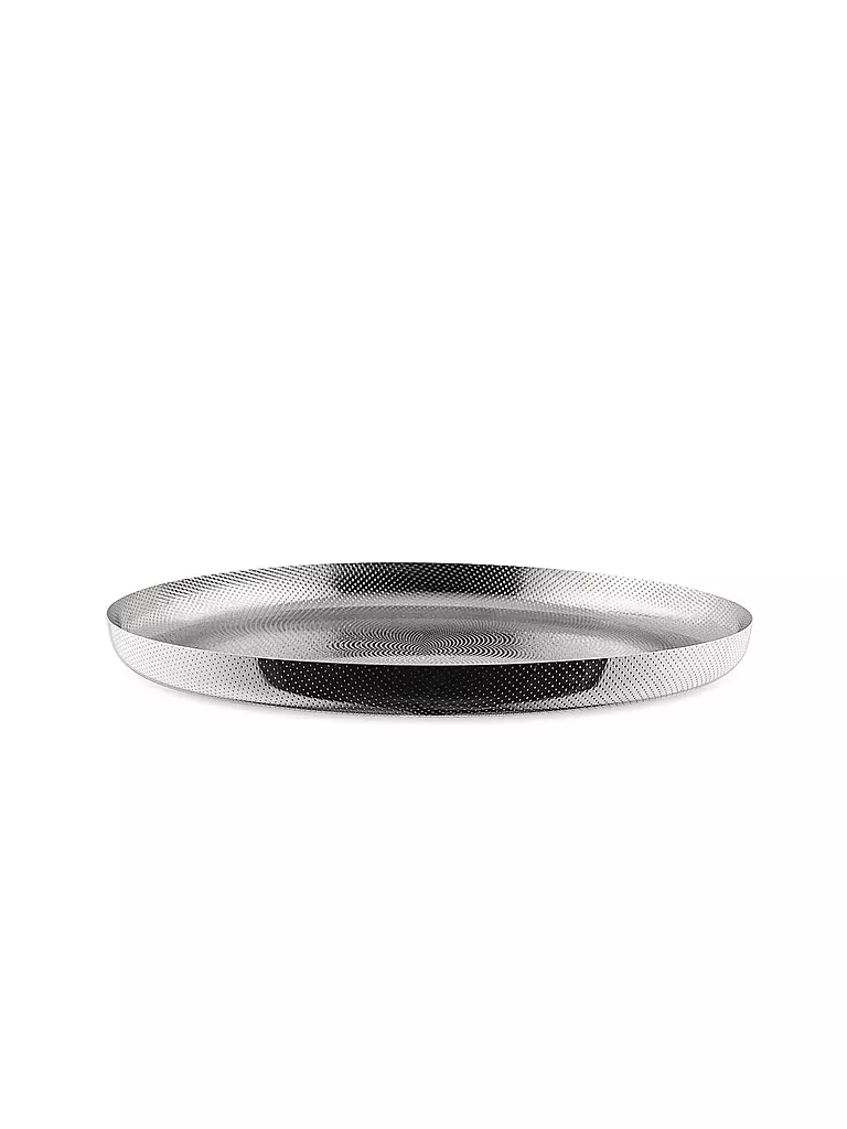 ALESSI | Vassoio con struttura a rilievo 35 cm acciaio inox | Argento