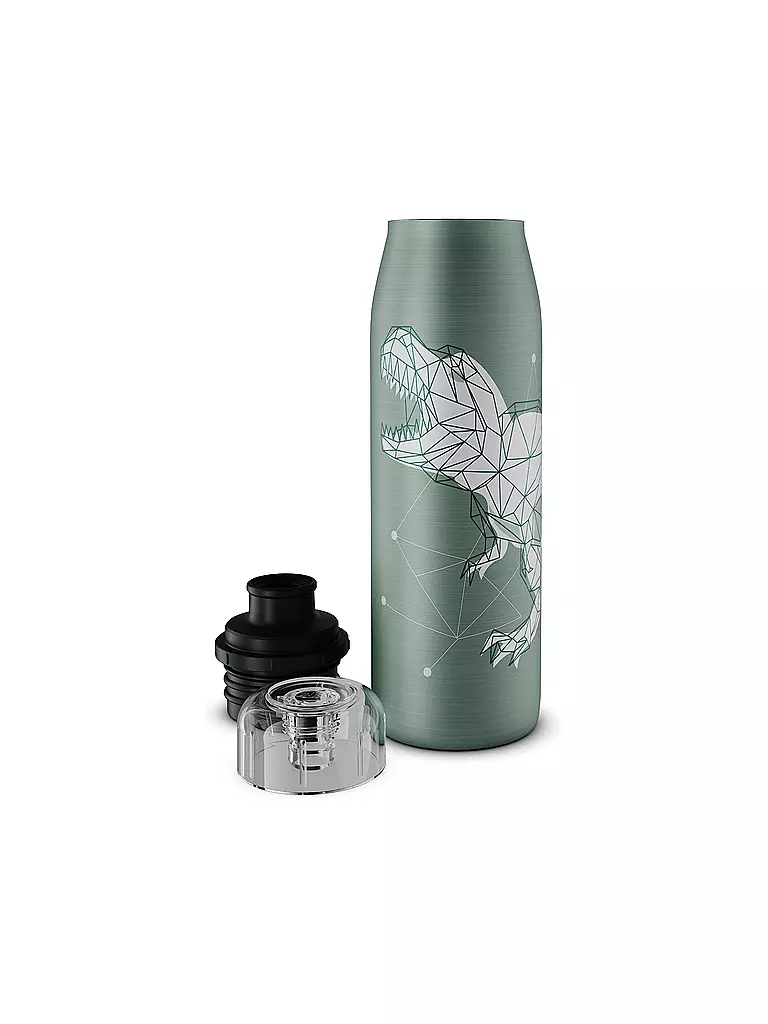 ALFI | Borraccia termica - Thermos Kids 0,5l Dinosauri | Verde chiaro