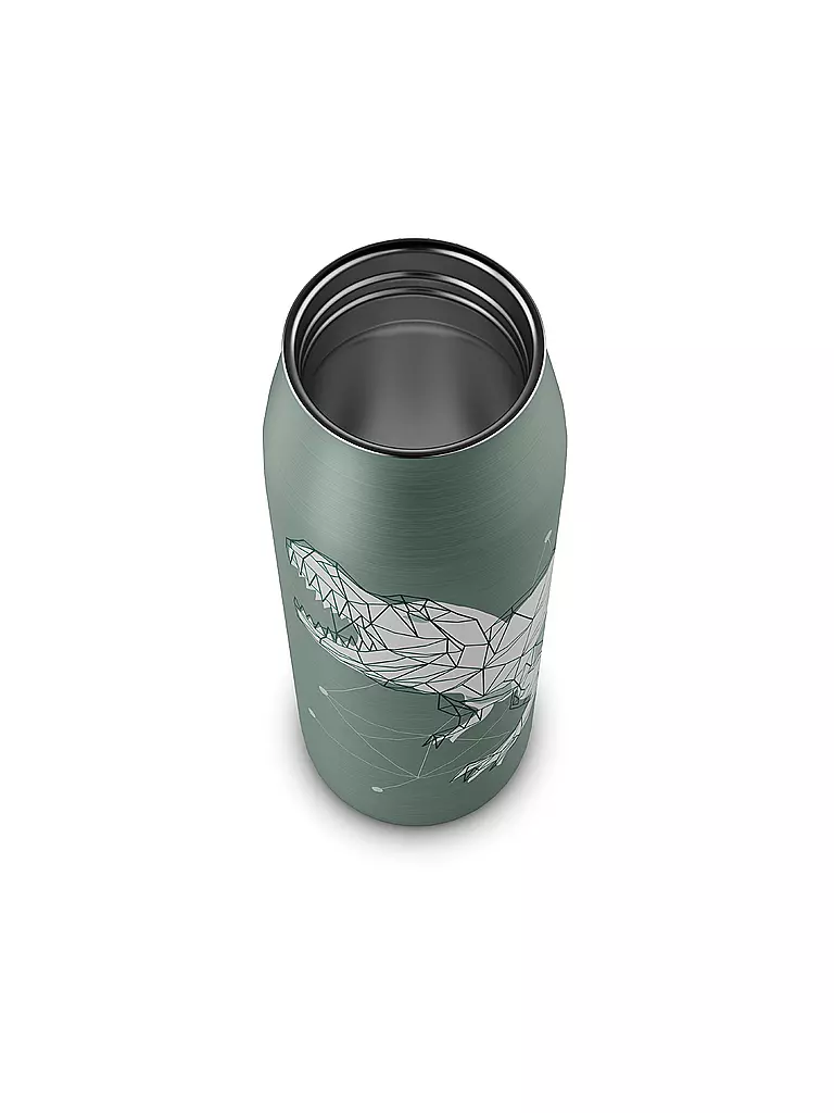 ALFI | Borraccia termica - Thermos Kids 0,5l Dinosauri | Verde chiaro