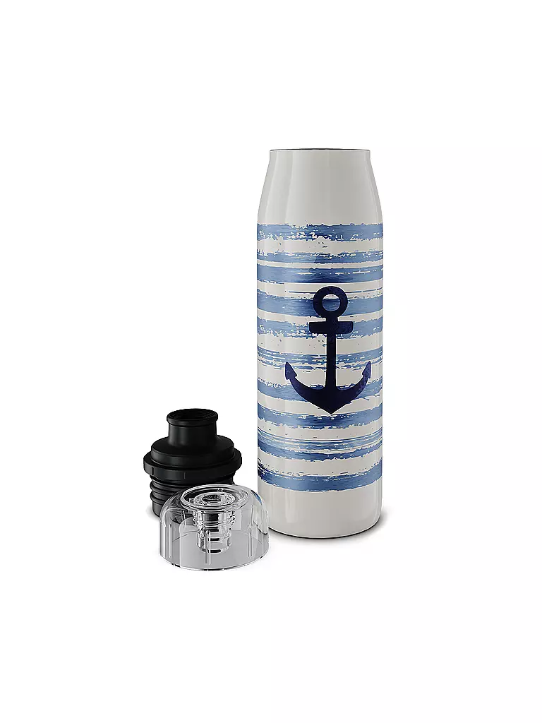 ALFI | Borraccia termica - Thermos Kids 0,5l Navy | Bianco