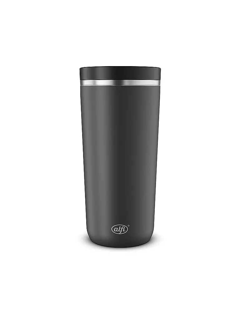 ALFI | Tazza da caffè da asporto 0,38 l MUG PRO Nero opaco | Nero