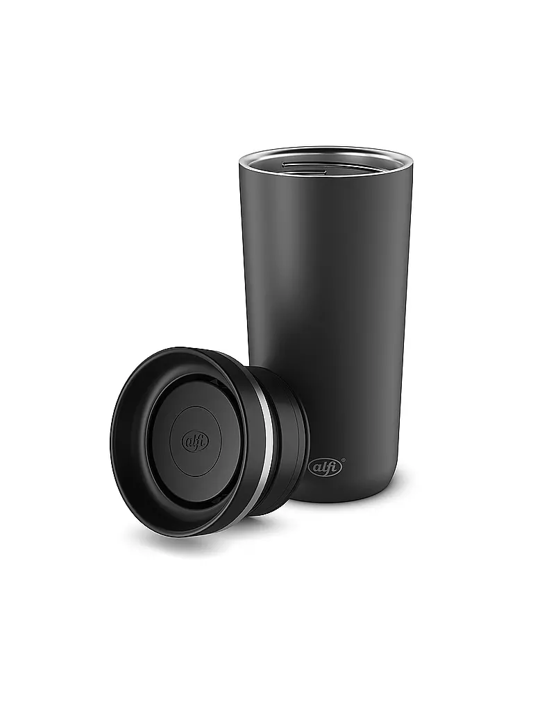 ALFI | Tazza da caffè da asporto 0,38 l MUG PRO Nero opaco |