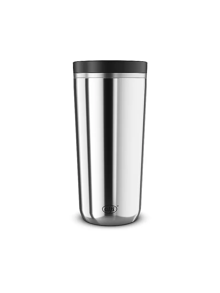 ALFI | Tazza termica da viaggio 0,38 l MUG PRO in acciaio inox | Argento