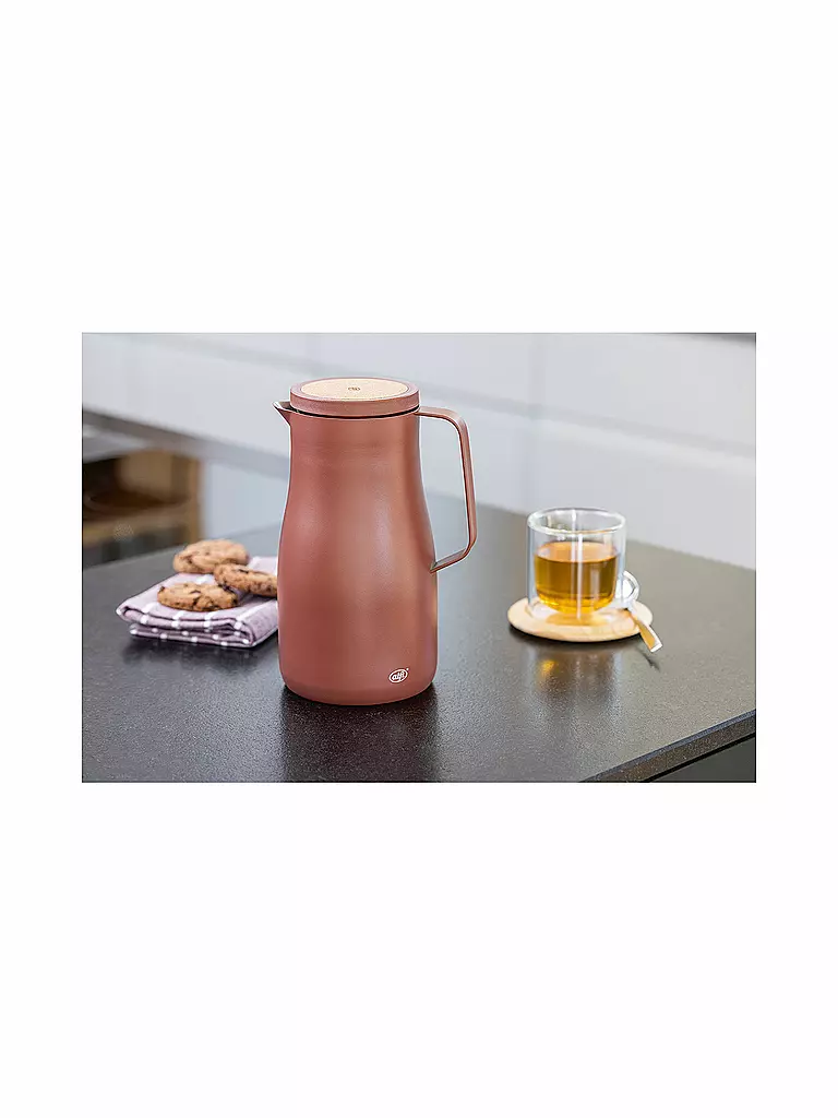 ALFI | Thermoskanne - Isolierkanne Studio 1l Spicy Red | Rosso scuro