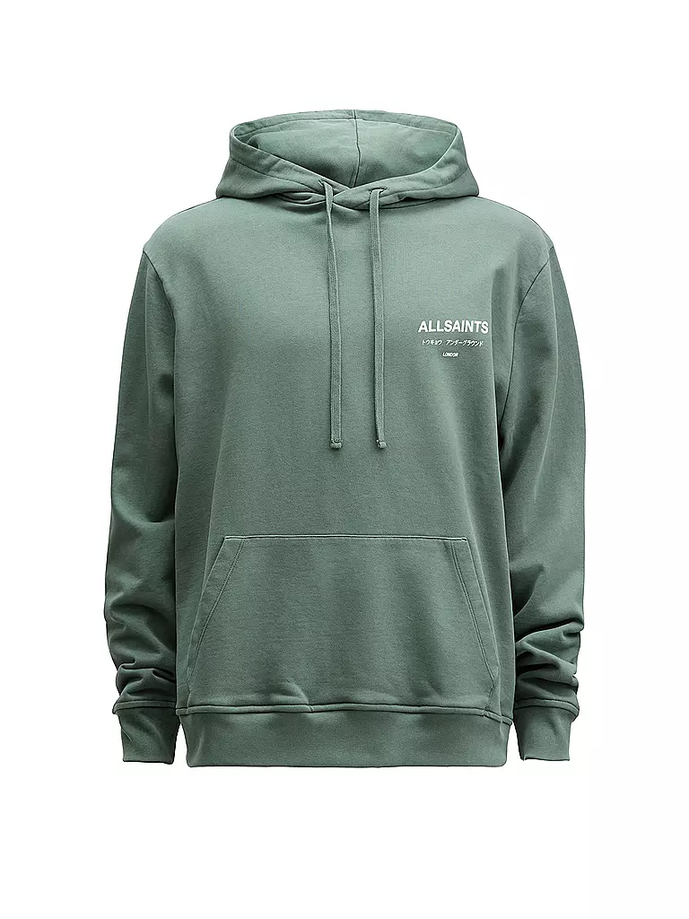 ALLSAINTS | Felpa con cappuccio - Hoodie UNDERGORUND | Verde