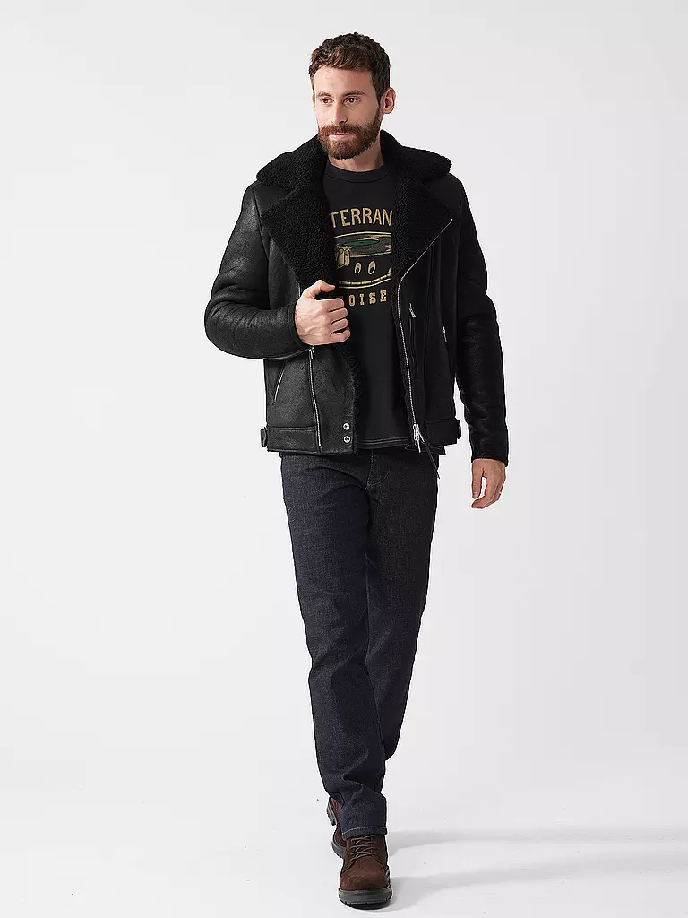 ALLSAINTS | Giacca in pelle XENA | Nero