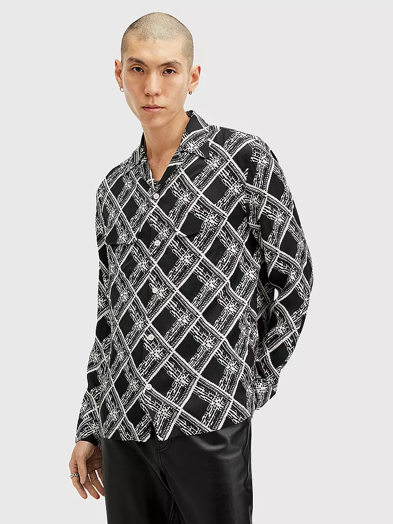 ALLSAINTS | Hemd GRID | Nero