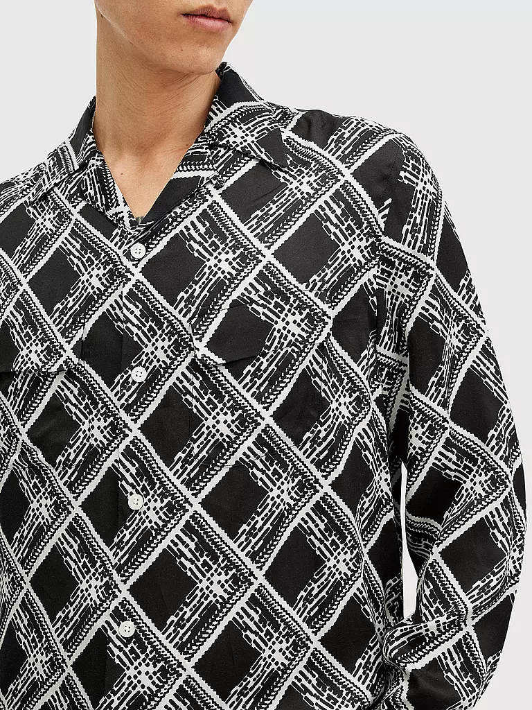 ALLSAINTS | Hemd GRID | Nero