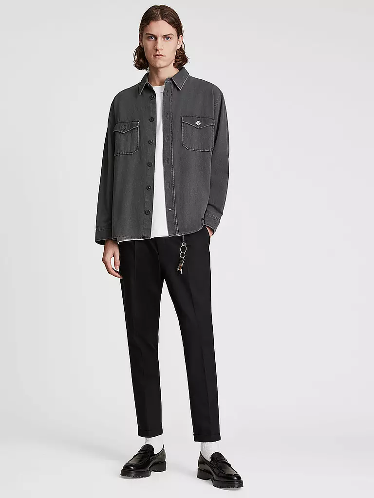 ALLSAINTS | Pantaloni slim fit 7/8 Tallis | Nero