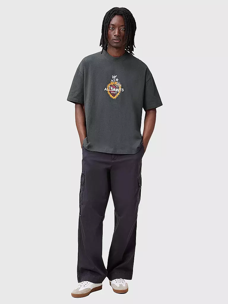 ALLSAINTS | T-shirt HEARTFELT | Nero