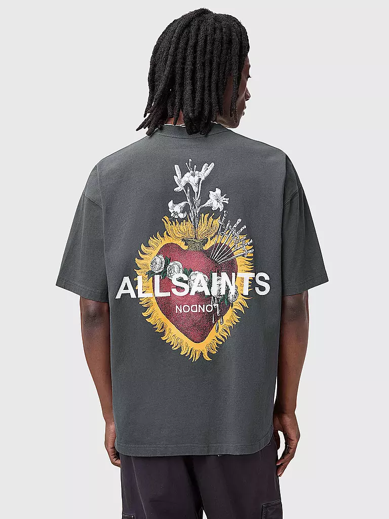 ALLSAINTS | T-shirt HEARTFELT | Nero