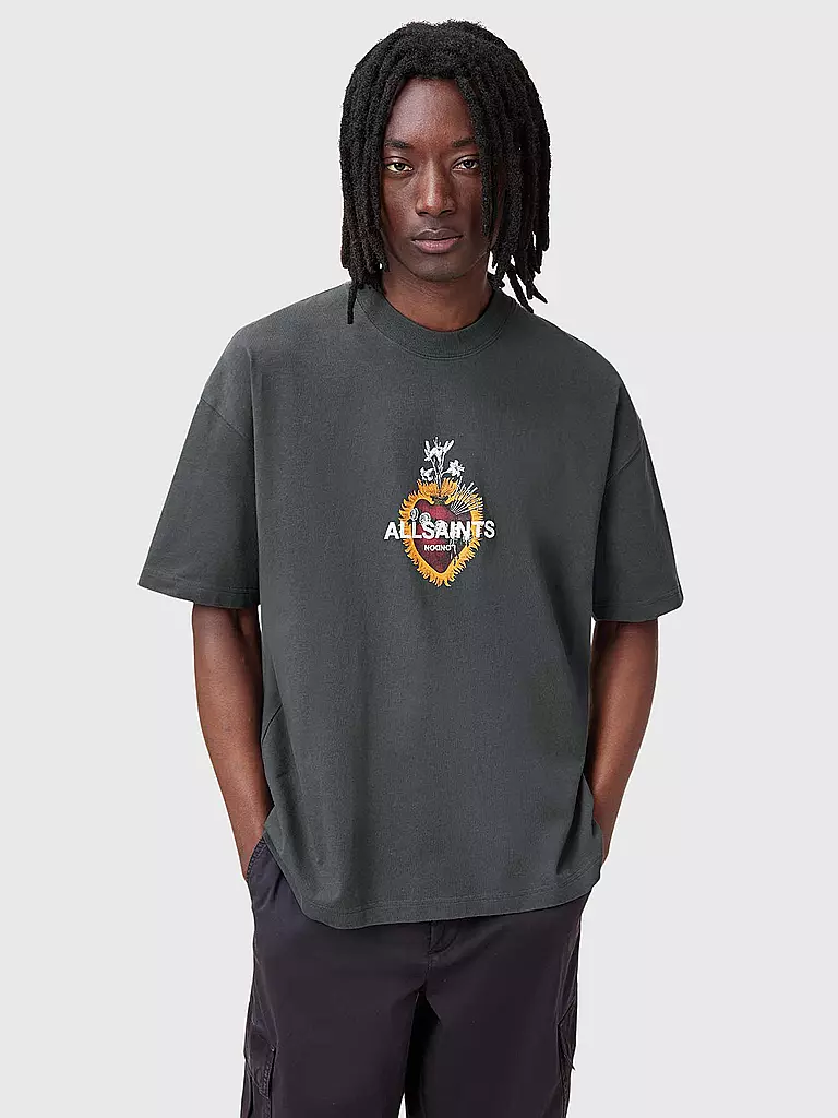 ALLSAINTS | T-shirt HEARTFELT | Nero
