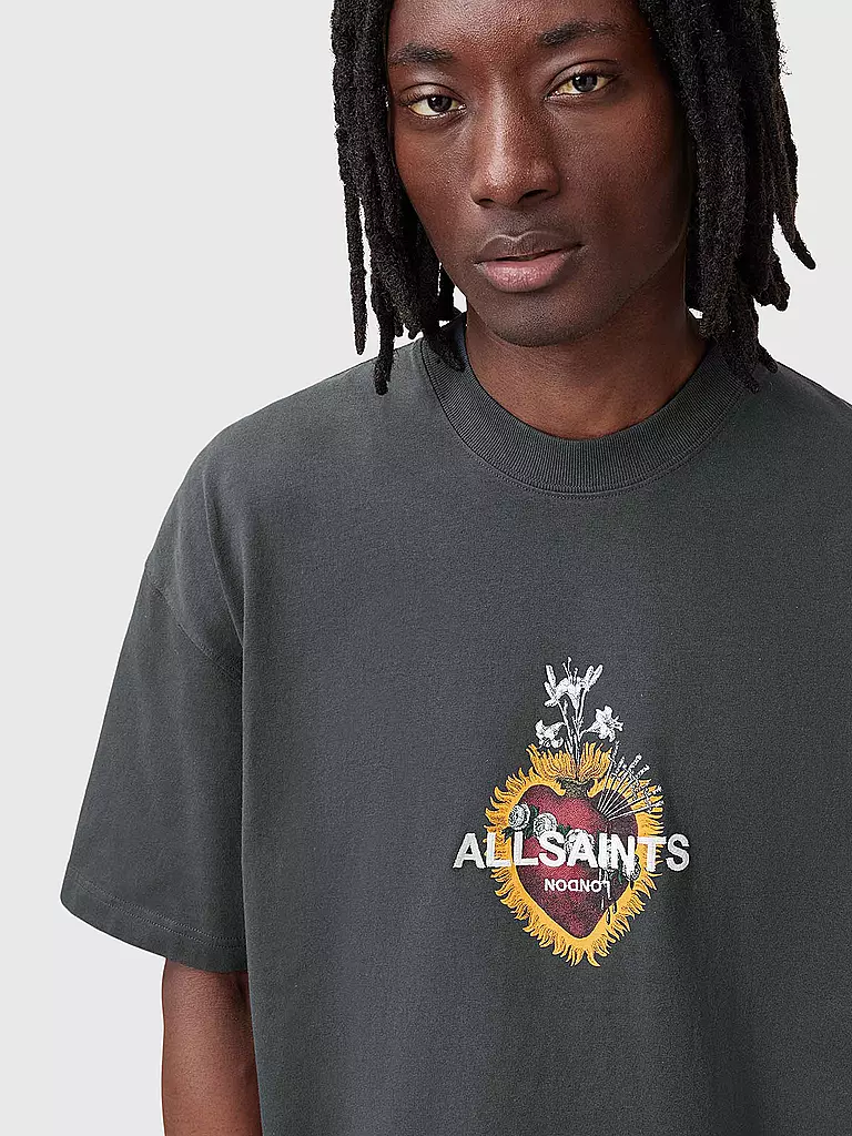 ALLSAINTS | T-shirt HEARTFELT | Nero