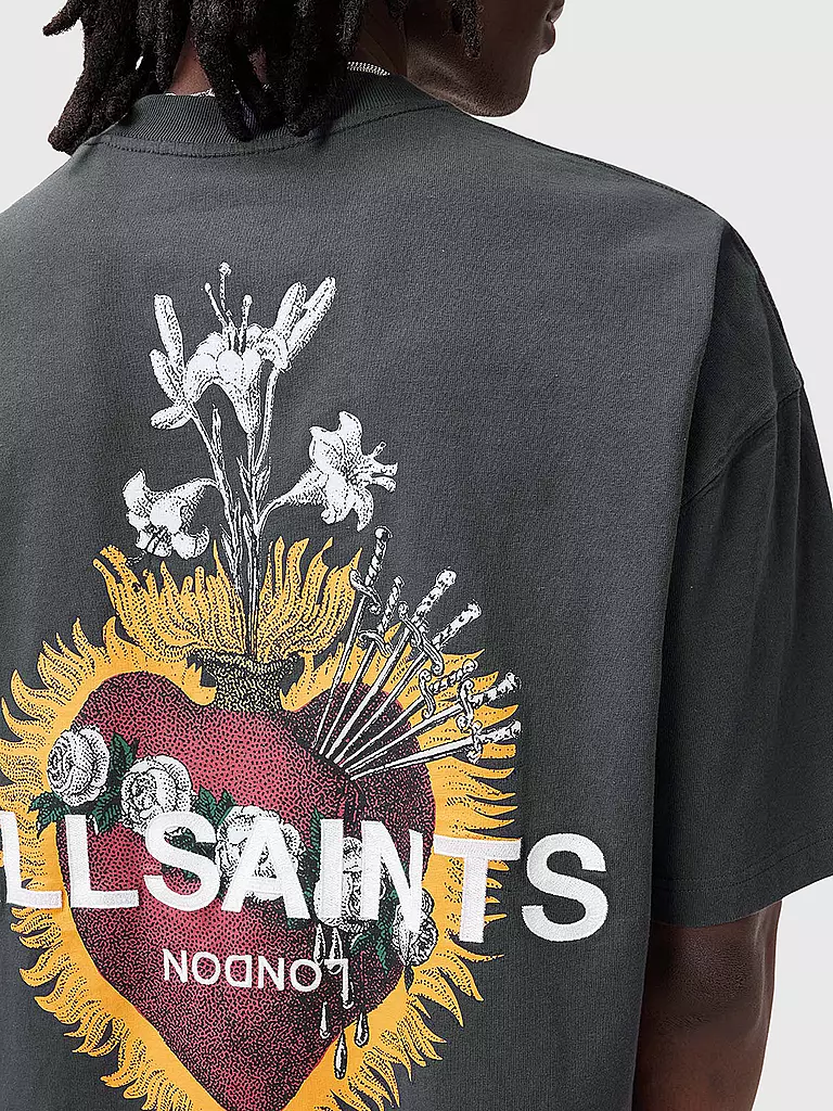 ALLSAINTS | T-shirt HEARTFELT | Nero