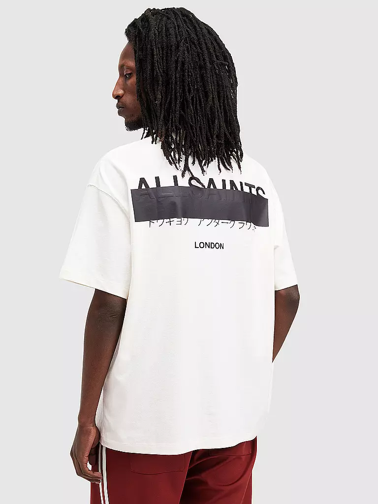ALLSAINTS | T-Shirt Oversized Fit REDACT | Bianco