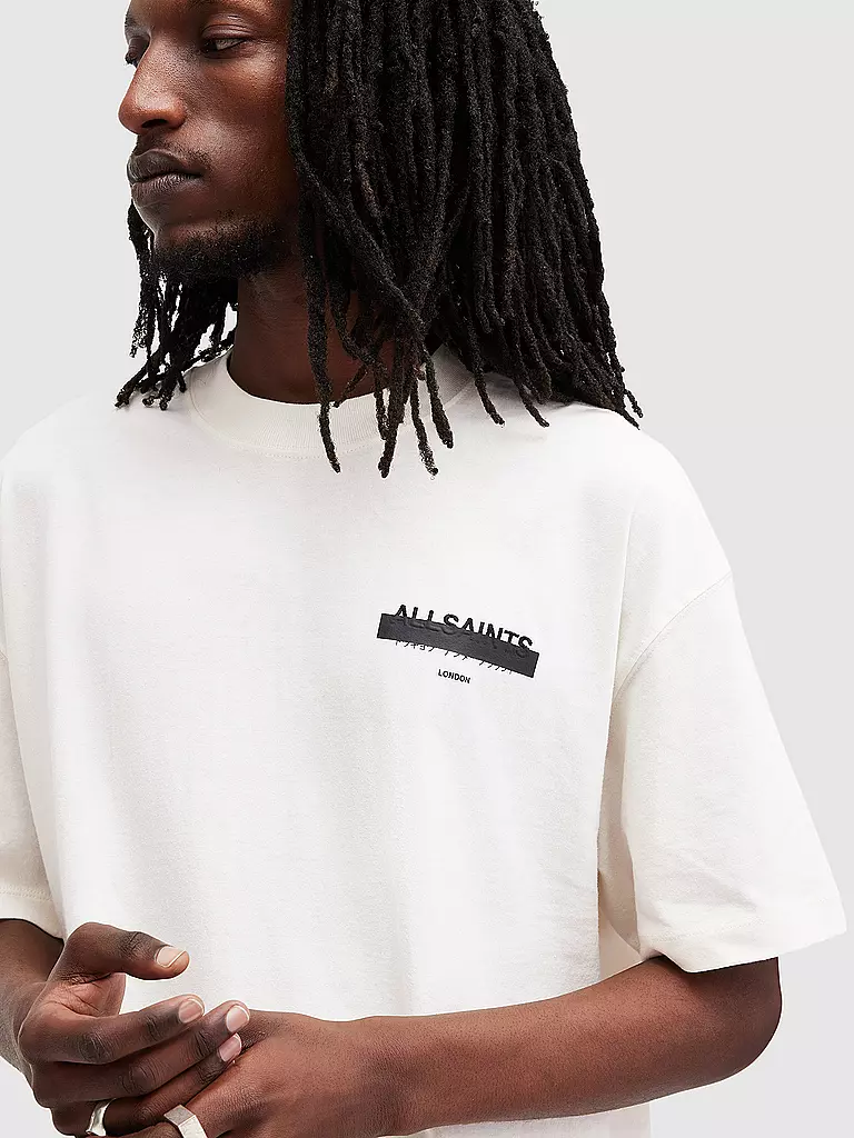 ALLSAINTS | T-Shirt Oversized Fit REDACT | Bianco