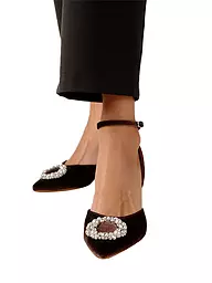 ALOHAS | Pumps CINDERELLA CRYSTAL | Marrone