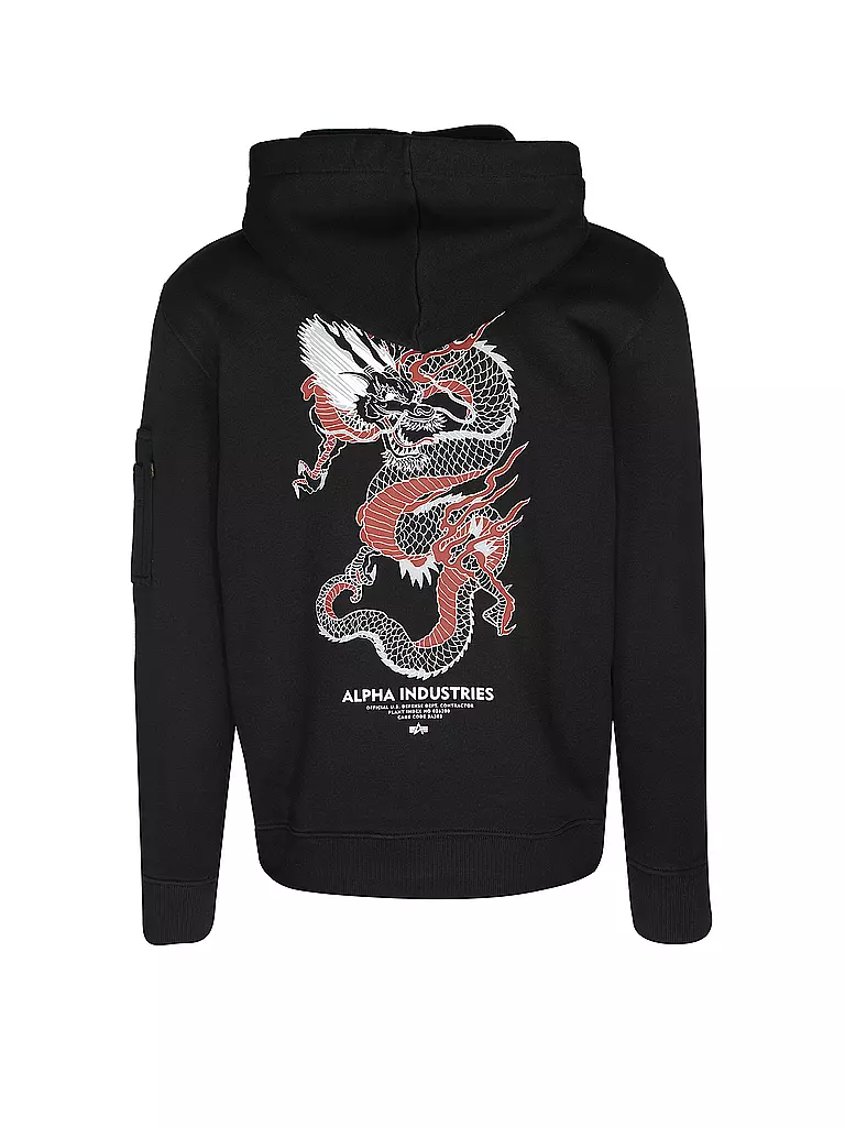 ALPHA INDUSTRIES | Kapuzensweater - Hoodie  | Nero