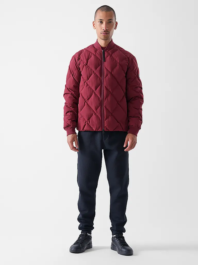 ALPHATAURI | Giacca trapuntata leggera OCTAL | Rosso scuro