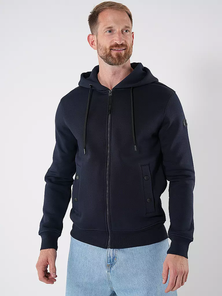 ALPHATAURI | Kapuzensweatjacke | Blu scuro