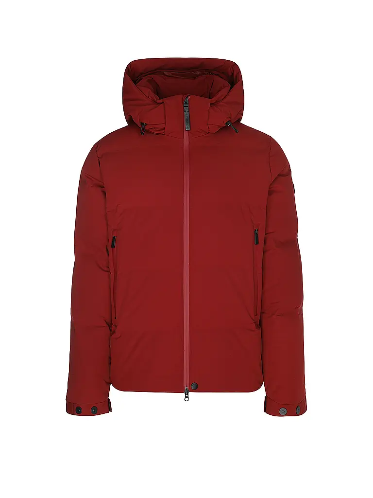 ALPHATAURI | Piumino trapuntato ODORU | Rosso scuro