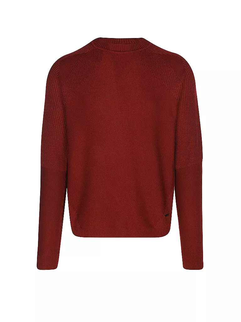 ALPHATAURI | Pullover FLEUR | Rosso scuro