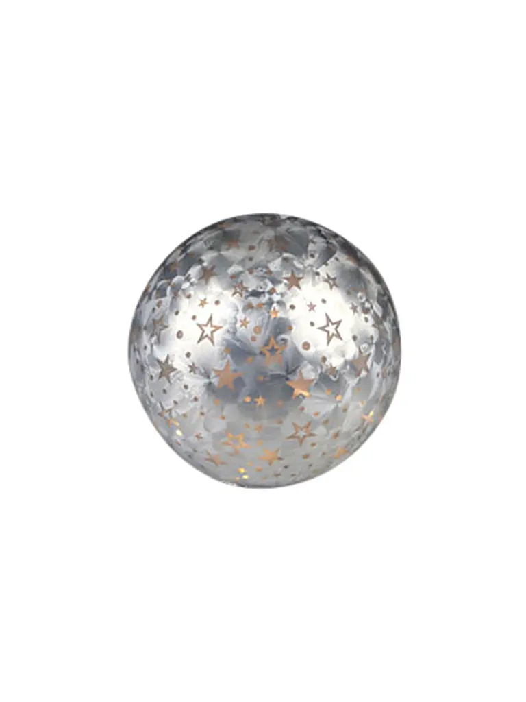AM DESIGN | LED Weihnachtskugel 15cm | Argento