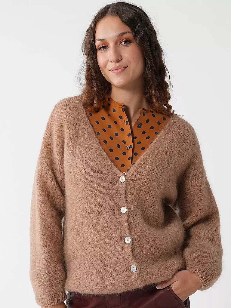 AMERICAN DREAMS | Cardigan CORNELIA | Marrone chiaro