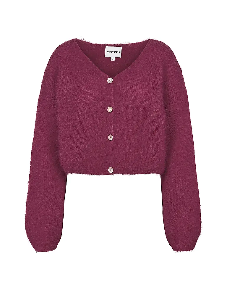 AMERICAN DREAMS | Cardigan Corto CORNELIA | Rosso scuro