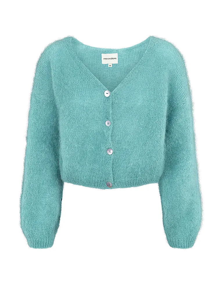 AMERICAN DREAMS | Cardigan Corto CORNELIA | Turchese