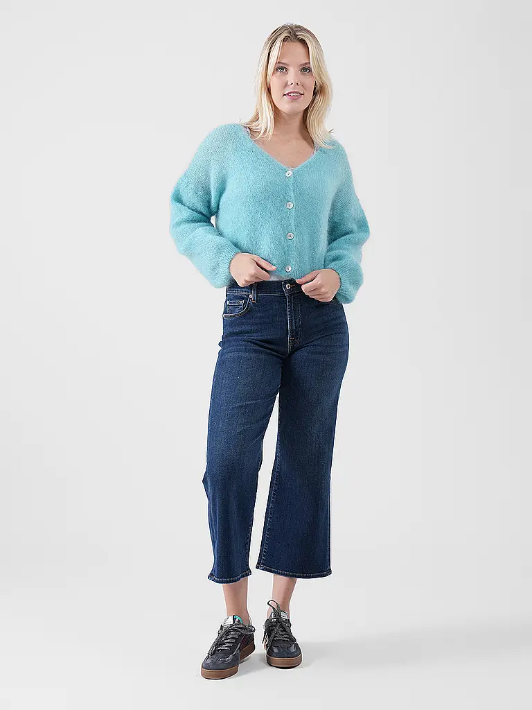 AMERICAN DREAMS | Cardigan Corto CORNELIA | Turchese