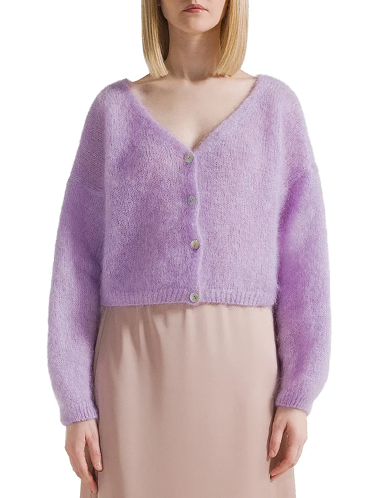 AMERICAN DREAMS | Cardigan Cropped Fit CORNELIA | Lilla