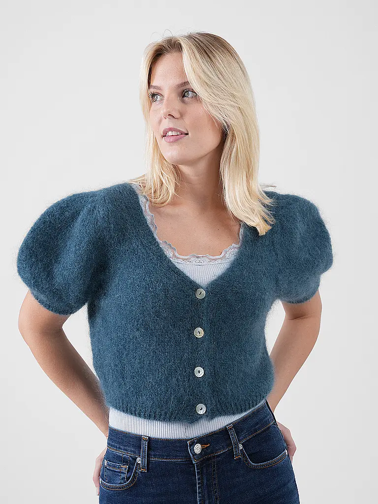 AMERICAN DREAMS | Cardigan HARPER | Petrolio